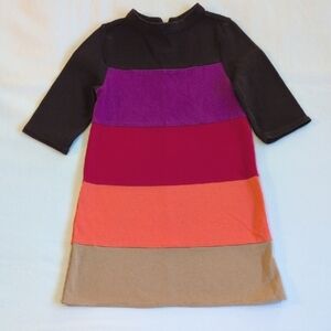 babyGap colorblock 60s inspired mock neck shift dress 4T toddler girls